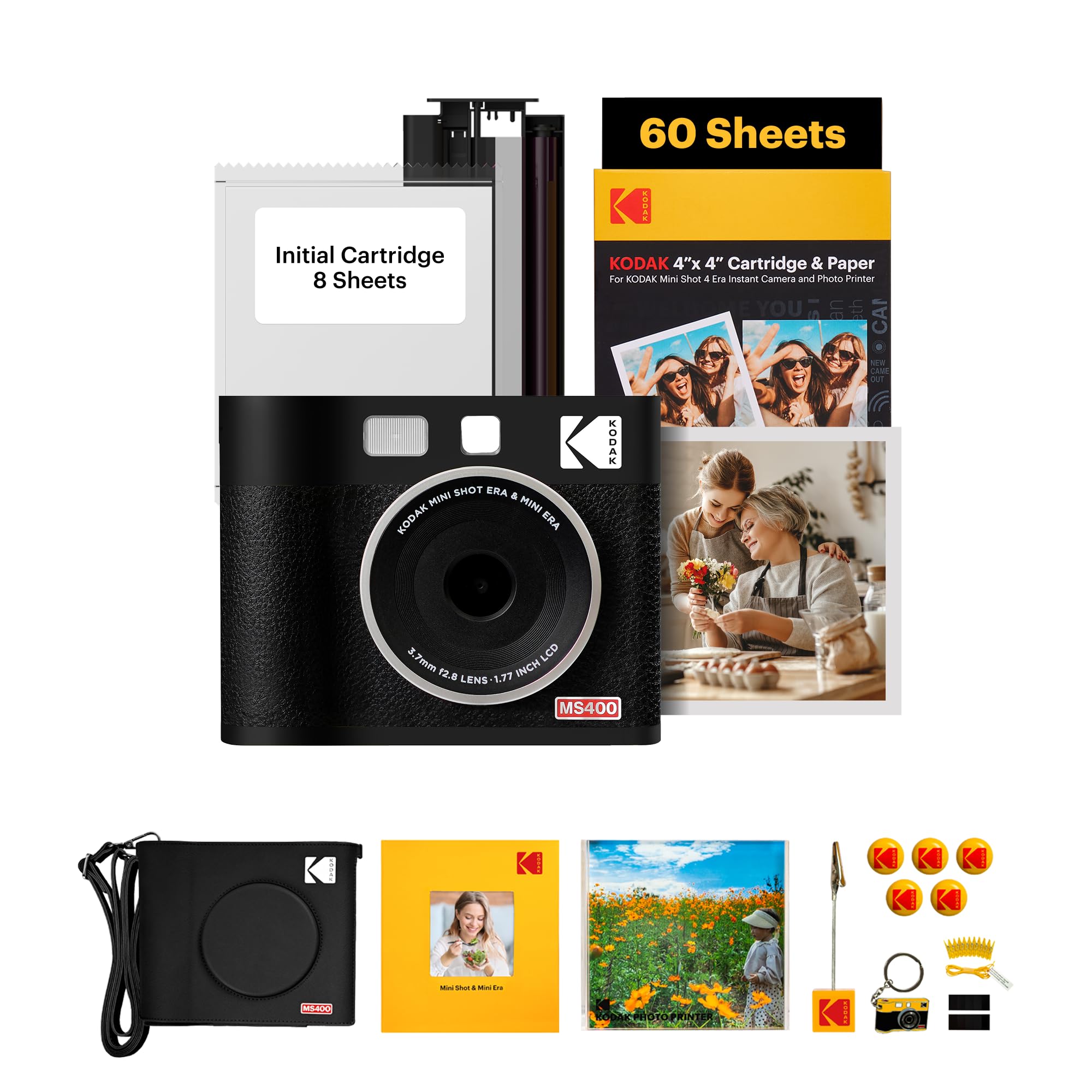 Amazon | KODAK Mini Shot 4 ERA 4PASS 2-in-1 チェキカメラ＆スマホ